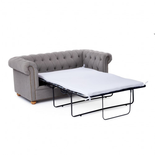 Диван-трансформер Secret De Maison Chesterfield (mod. 5137-40B), дерево береза, ткань: хлопок, 183х99х77см, серый / AJ808-36