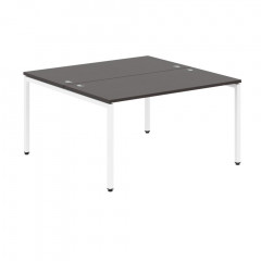 Стол 2-х местный XWST 1414 Легно темный/Белый 1400х1406х750 XTEN-S