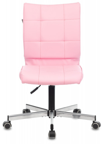 Кресло Бюрократ CH-330M светло-розовый Diamond 357 эко.кожа крестов. металл