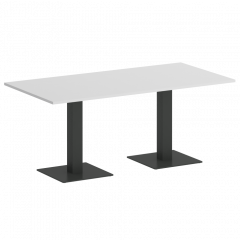 Home Office Стол прямоугольный VR.SP-5-180.2 Белый/Антрацит металл 1800*900*750