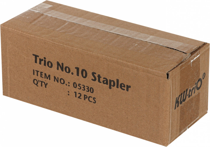 Степлер Kw-Trio 05330d/gray Trio N10 (10листов) темно-серый 100скоб