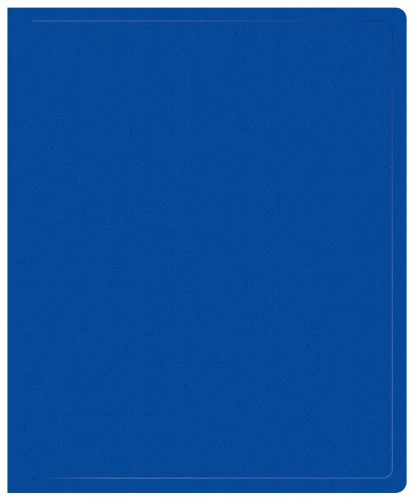 Папка на 2-х кольцах Buro -ECB0430/2RBLUE A4 пластик 0.5мм синий