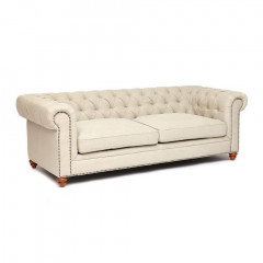 Диван-трансформер Secret De Maison Chesterfield (mod. 5137-60B), дерево береза, ткань: хлопок, 240*96*76см, бежевый / AJ808-05