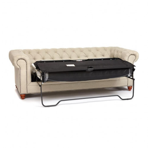 Диван-трансформер Secret De Maison Chesterfield (mod. 5137-60B), дерево береза, ткань: хлопок, 240*96*76см, бежевый / AJ808-05