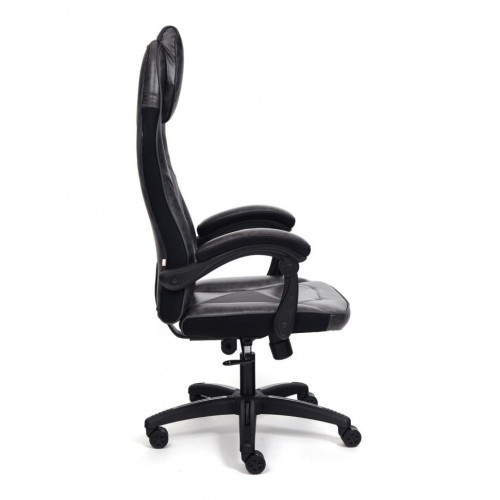 Кресло ARENA, кож/зам, серый/черный, 2 tone серый/карбон черный