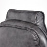 Кресло ARENA, кож/зам, серый/черный, 2 tone серый/карбон черный