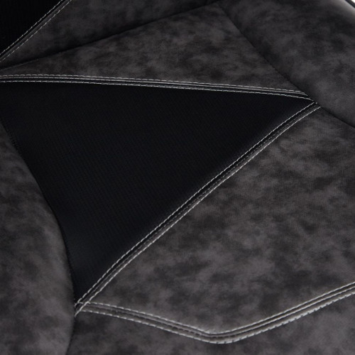 Кресло ARENA, кож/зам, серый/черный, 2 tone серый/карбон черный