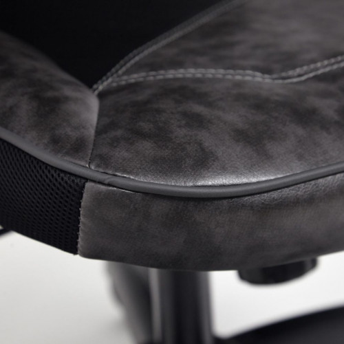 Кресло ARENA, кож/зам, серый/черный, 2 tone серый/карбон черный