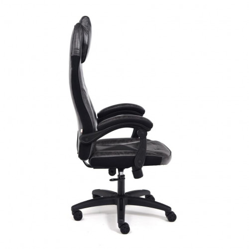 Кресло ARENA, кож/зам, серый/черный, 2 tone серый/карбон черный