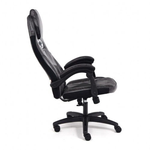 Кресло ARENA, кож/зам, серый/черный, 2 tone серый/карбон черный