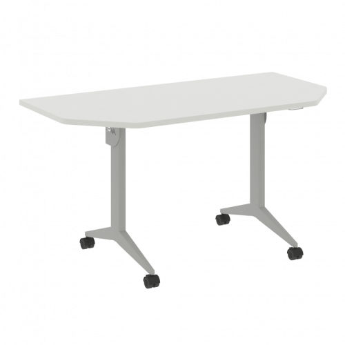 X-Pull Стол складной мобильный X.M-7.T1 Белый бриллиант/Серый металл 1440*720*753