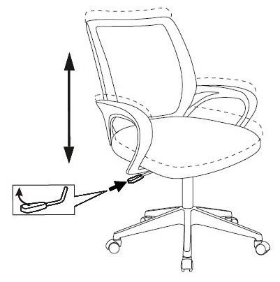 Кресло Бюрократ CH-695NLT зеленый TW-03 TW-30 сетка/ткань крестов. пластик