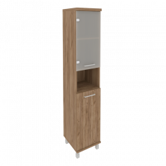 First Шкаф высокий узкий левый KSU-1.4 (L) Дуб табак 401*432*2060