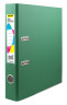 Папка-регистратор Silwerhof 355020-03 A4 50мм ПВХ/бумага зеленый мет.окант. сборная смен.карм. на кор.