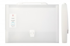 Папка-портфель Deli 5880 на кнопке 13 отдел. A4 полипропилен ассорти