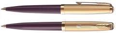 Ручка шариков. Parker 51 Deluxe (CW2123518) Plum GT M черн. черн. подар.кор.