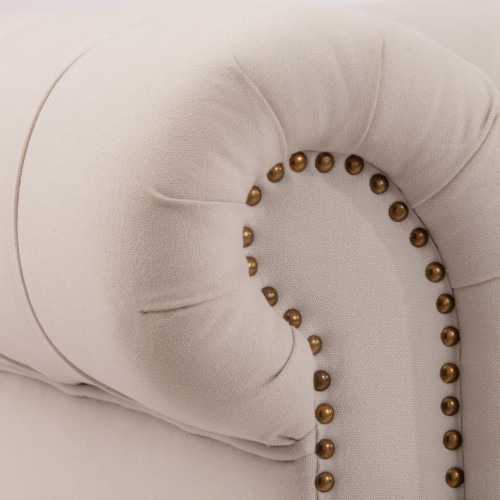 Диван-трансформер Secret De Maison Chesterfield (mod. 5137-60B), дерево береза, ткань: хлопок, 240*96*76см, бежевый / AJ808-18