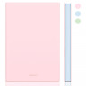 Блокнот Deli 22283LT-PINK 210х143мм искусст. кожа 96л светло-розовый