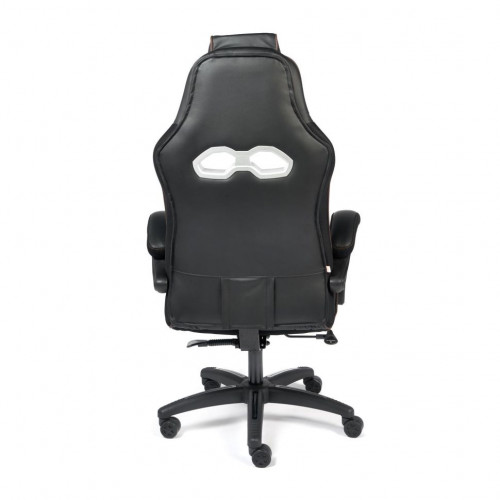 Кресло ARENA, кож/зам, черный/черный карбон, 36-6/карбон черный