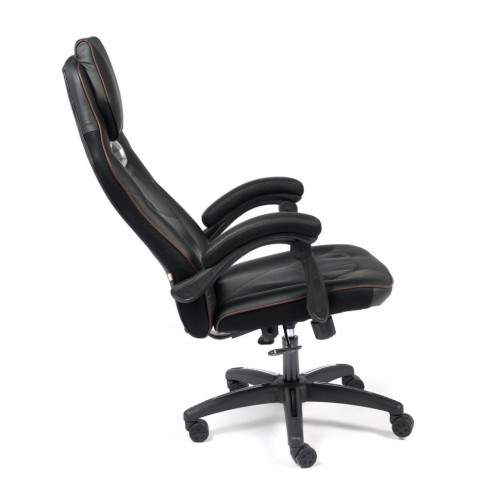 Кресло ARENA, кож/зам, черный/черный карбон, 36-6/карбон черный