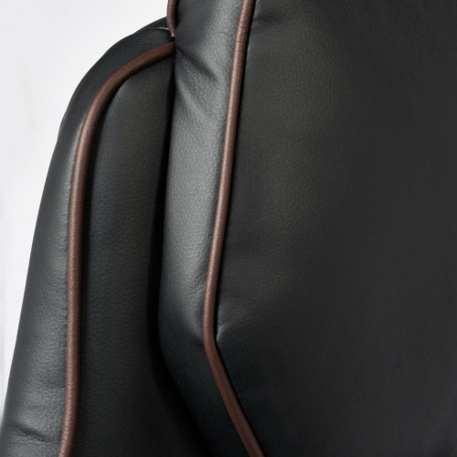 Кресло ARENA, кож/зам, черный/черный карбон, 36-6/карбон черный