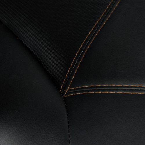 Кресло ARENA, кож/зам, черный/черный карбон, 36-6/карбон черный