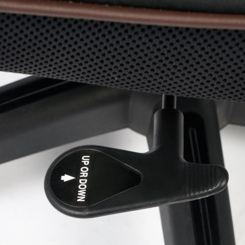 Кресло ARENA, кож/зам, черный/черный карбон, 36-6/карбон черный