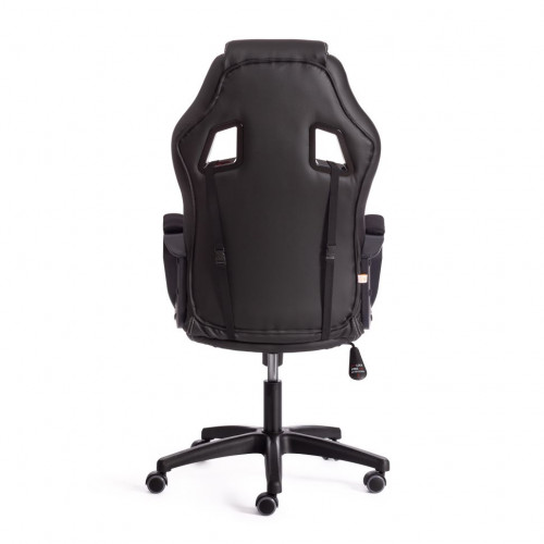 Кресло DRIVER (22), кож/зам/ткань, черный/черный , 36-6/TW-11