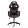 Кресло DRIVER (22), кож/зам/ткань, черный/черный , 36-6/TW-11
