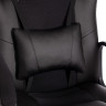 Кресло DRIVER (22), кож/зам/ткань, черный/черный , 36-6/TW-11