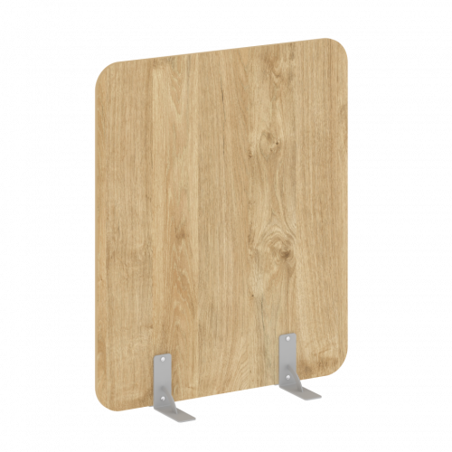 R-line Перегородки на металлических опорах на фетровых подпятниках DP.F-100-120 Тиквуд светлый/Серый металл 1000*18*1200