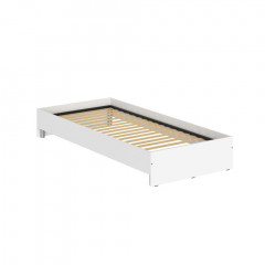 Кровать без изголовья KBW 209 Белый 2040х940х300 KANN