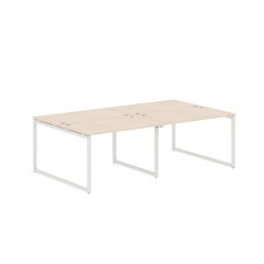 Стол 4-х местный XQWST 2414 Бук Тиара/Белый 2406х1406х750