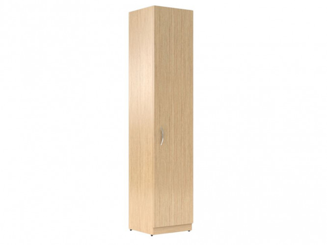 Шкаф колонка с глухой дверью SR-5U.1(R) Легно светлый 386х375х1815 SIMPLE