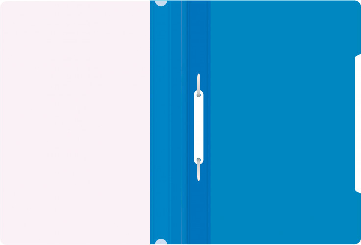 Папка-скоросшиватель Бюрократ -PS20/1 A4 прозрач.верх.лист пластик ассорти 0.12/0.16