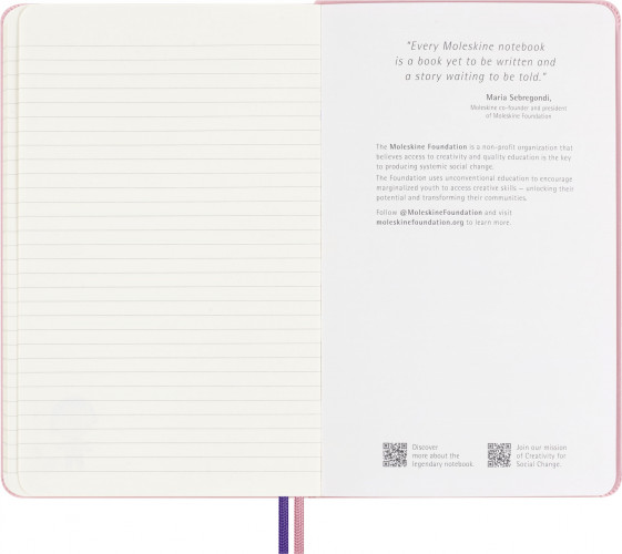 Блокнот Moleskine LIMITED EDITION SAKURA LESU07QP060 Large 130х210мм обложка текстиль 176стр. линейка подар.кор. ассорти Momoko Sakura