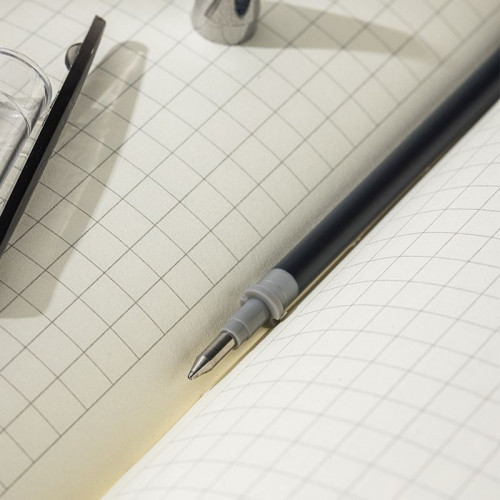 Набор ручек гелев. Deli Daily E6600S-MT-BK прозрачный/черный d=0.5мм черн. черн. блистер (3шт) сменный стержень кругл. резин. манжета