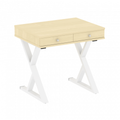 Home Office Стол письменный VR.SP-1-79.M Клён/Белый металл 794*600*750