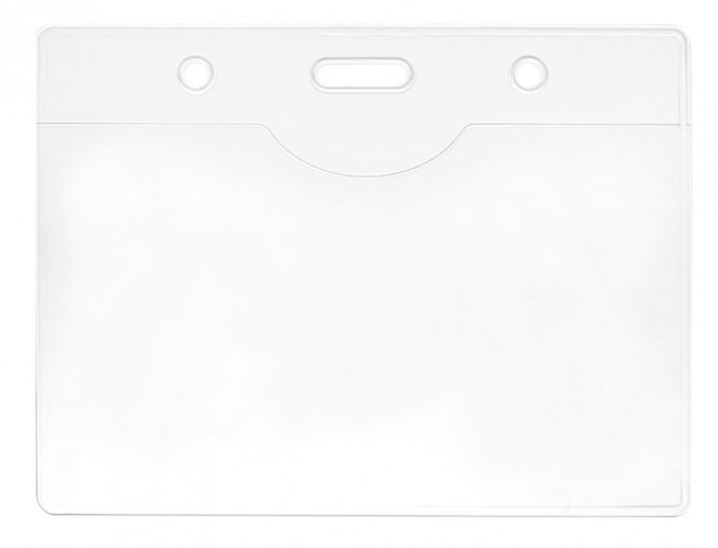 Бейдж 1434.А 78х93мм горизонтальный крепеж рулеточный