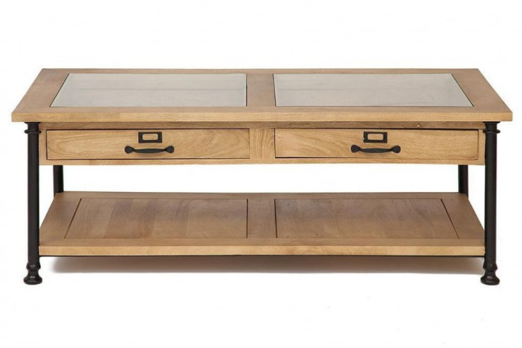 Журнальный стол Secret De Maison ACADEMY, дерево манго, 50х135х70см, Natural (натуральный)