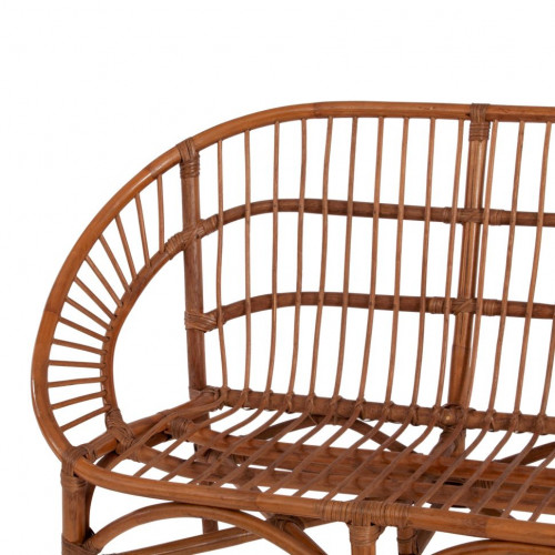 Комплект для отдыха TURKEY (стол круглый (со стеклом)+2 кресла + диван) /с подушками/, ротанг, кр:70х65х78см, дв:120х65х78см, ст:D50х56,5см, coco brown (коричневый кокос)