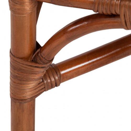 Комплект для отдыха TURKEY (стол круглый (со стеклом)+2 кресла + диван) /с подушками/, ротанг, кр:70х65х78см, дв:120х65х78см, ст:D50х56,5см, coco brown (коричневый кокос)