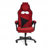 Кресло ARENA, флок , бордовый/черный, 10/35