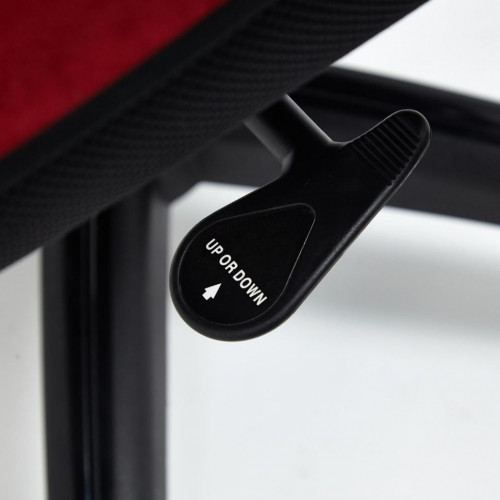 Кресло ARENA, флок , бордовый/черный, 10/35