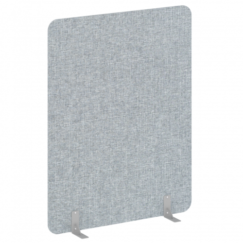 R-line soft Перегородки на металлических опорах на фетровых подпятниках AP.F-140-180 Romeo 13/Серый металл 1400*18*1800