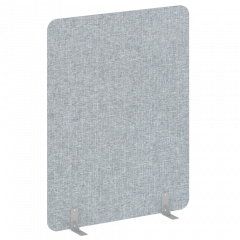 R-line soft Перегородки на металлических опорах на фетровых подпятниках AP.F-140-180 Romeo 13/Серый металл 1400*18*1800