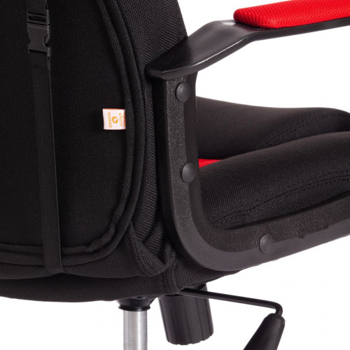 Кресло DRIVER (22), ткань, черный/красный, 2603/TW-08