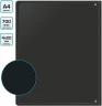 Папка на 4-х кольцах Бюрократ -0827/4RBLCK A4 пластик 0.7мм кор.27мм внутр. с вставкой черный