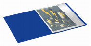 Папка с 60 прозр.вклад. Buro -ECB60BLUE A4 пластик 0.7мм синий