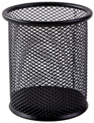 Подставка Deli E9172 для письменных принадлежностей черный металл сетка